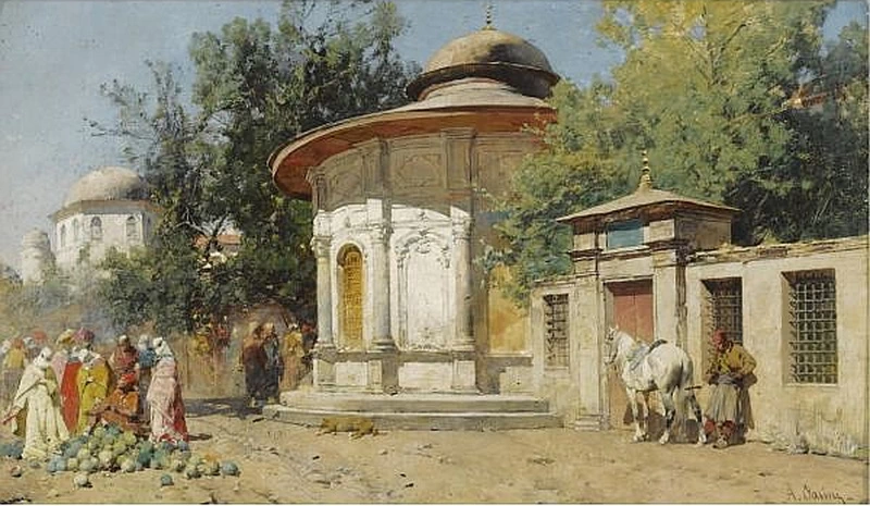 Il mercante di angurie